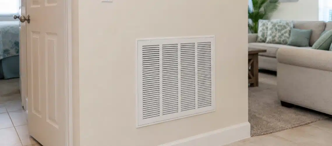 Normal-looking Florida home interior with no visible moisture damage